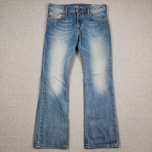 Diesel Zatiny Jeans Mens 30x30 (Actual 32x30) Blue Regular Bootcut 008AT